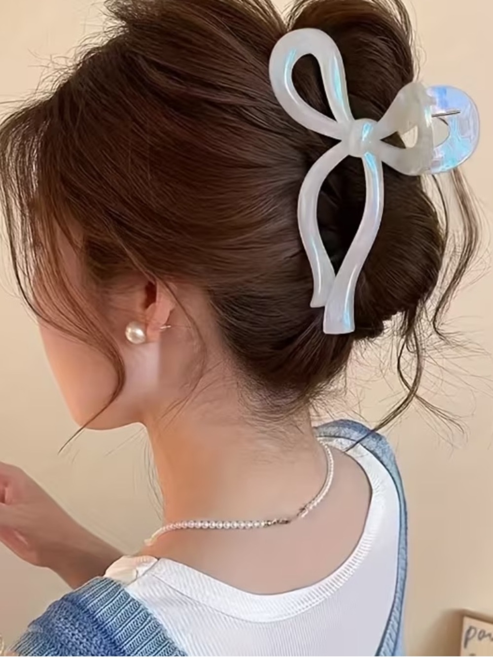 Bow Hair Claw Clip